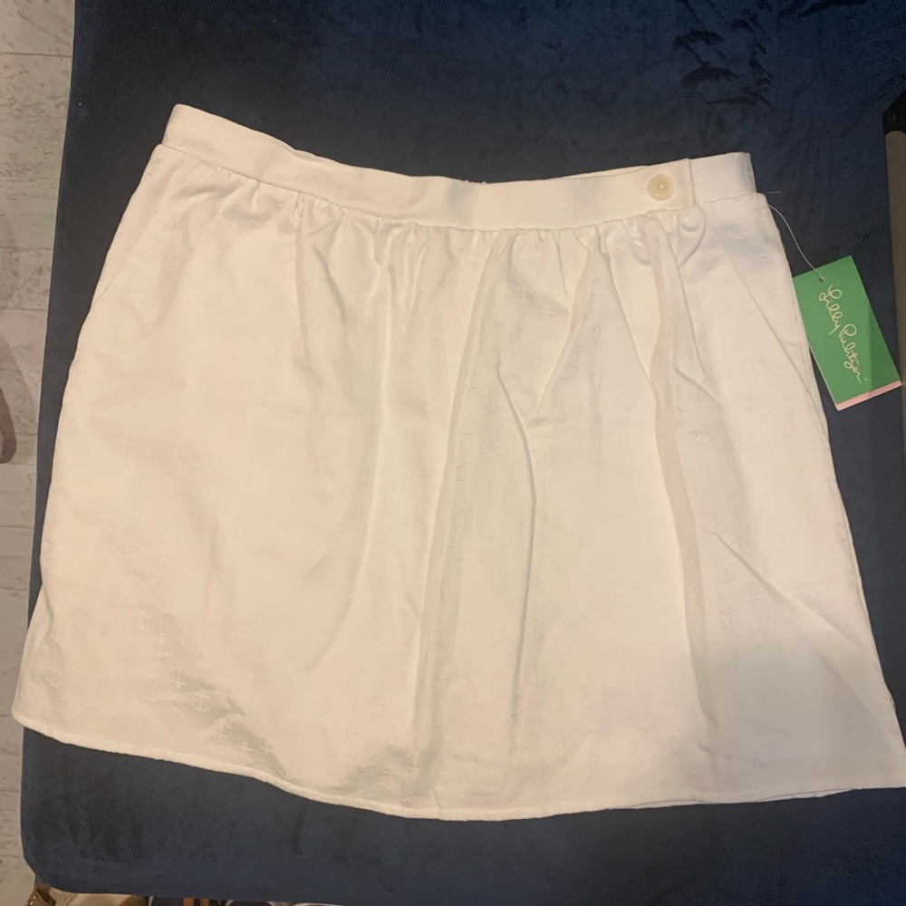 White skirt